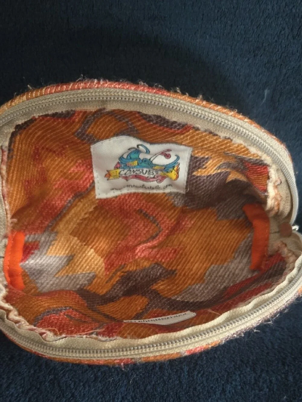 CONSUELA Vintage Original Cosmetic  Pouch Southwestern Design